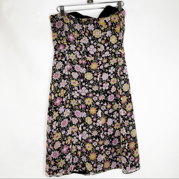 Shoshanna | Floral Strapless Mini Dress - Picture 3 of 7